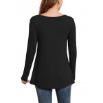 01 Black Womens Summer Short Sleeve Tunic Tops Loose Fit Casual T-Shirt Button Up Blouses 01 Black Womens Summer Short Sleeve Tunic Tops Loose Fit Casual T-Shirt Button Up Blouses