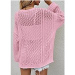 Womens V Neck Cardigan Sweater Loose Open Front Knit Coat Button Up Casual Cardigan Outwear Womens V Neck Cardigan Sweater Loose Open Front Knit Coat Button Up Casual Cardigan Outwear